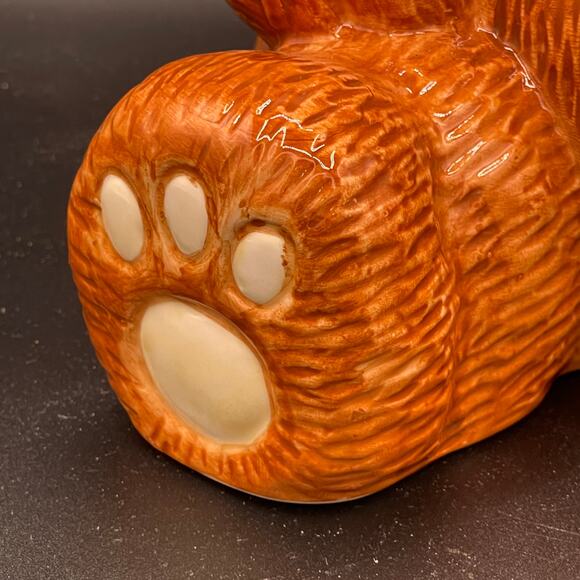 Pfaltzgraff Christmas Teddy Bear Cookie Jar - Picture 9 of 14